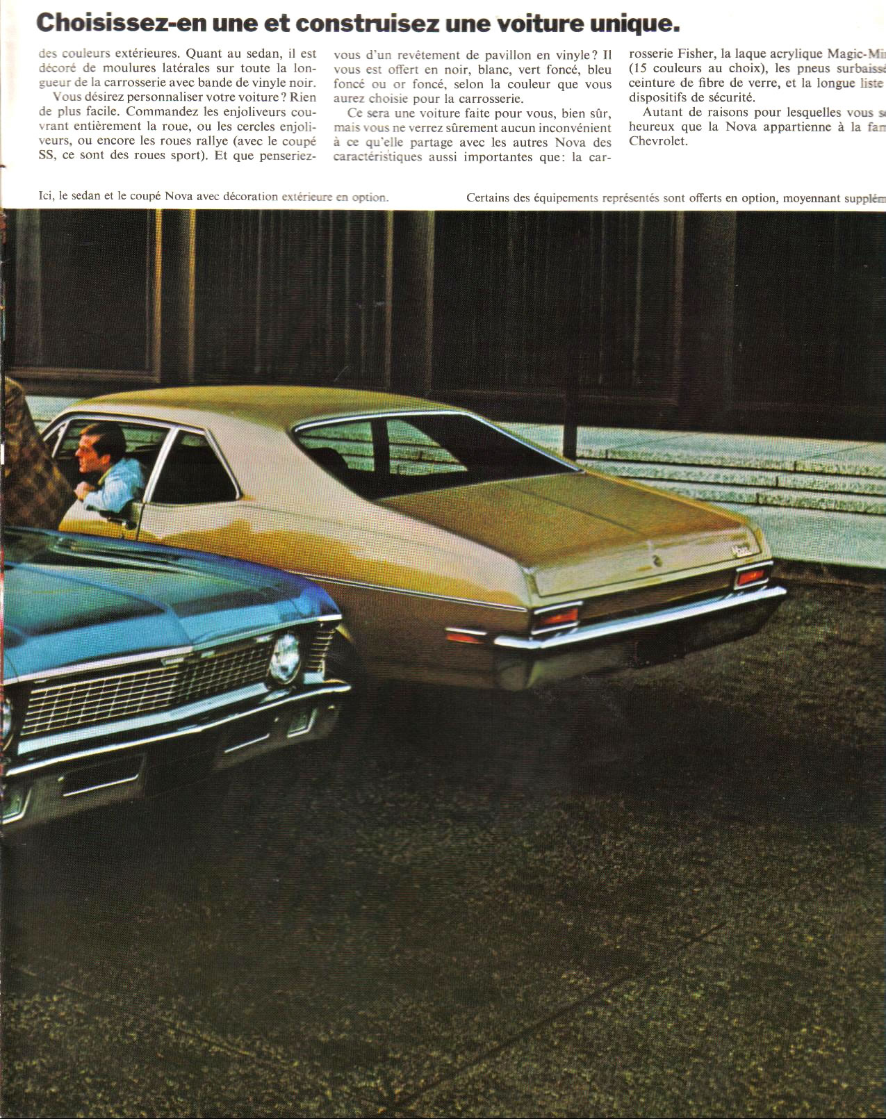 1970 Chevrolet Nova French Foldout Page 1